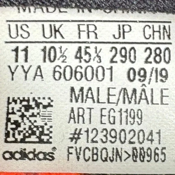 Adidas Sprintstar Mens 11 Black White Track Field Cleats Spikes EG1199 - Picture 2 of 13